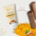 Saba Soap-Free Facewash with Natural Turmeric and Sandalwood