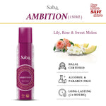 Saba  Ambition Halal & Vegan Perfumed Body Spray Deodorant